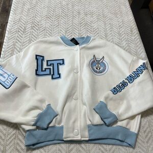 Looney Tunes Large White and Blue Bugs Bunny Jacket